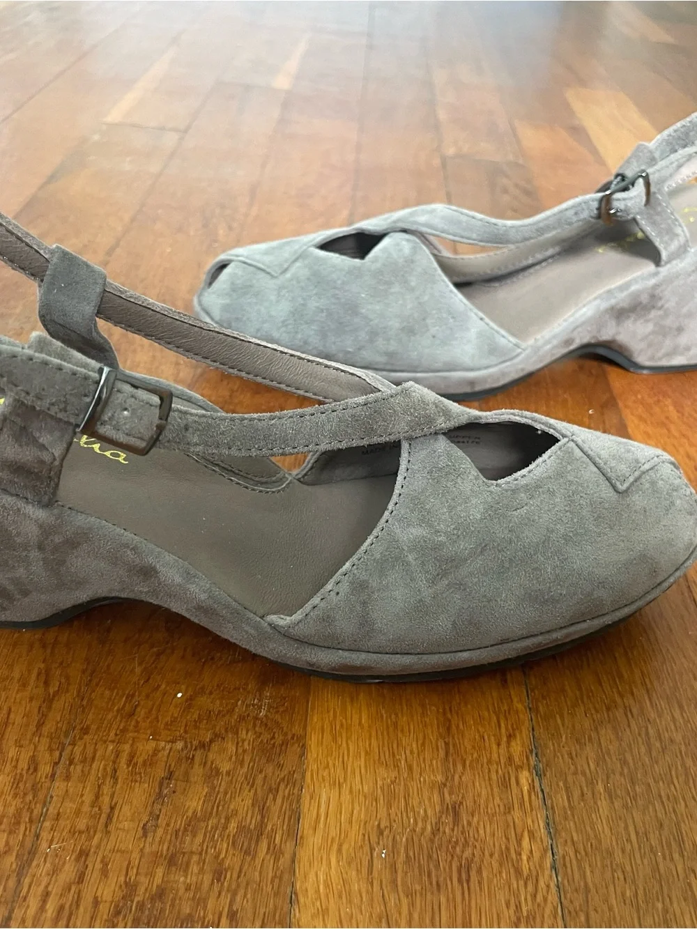 Anesha Suede wedge Sandals